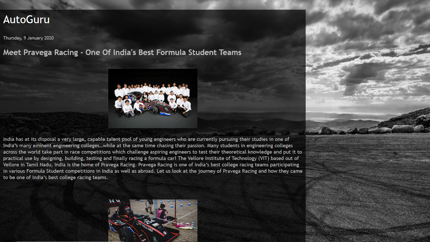 Meet Pravega Racing - One Of India's Best Formula Student Teams